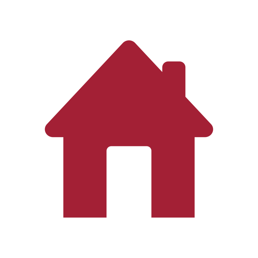 An icon of a house with a chimney.