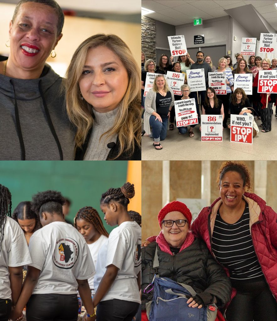 A photo of Women United members and experiences.