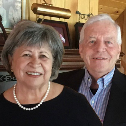A photo of Jocelyne and Gilles Ouimet.